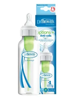 شیشه شیر طلقی 250 میل آنتی کوليک دكتر براون مدل آپشن پلاس Dr Browns
