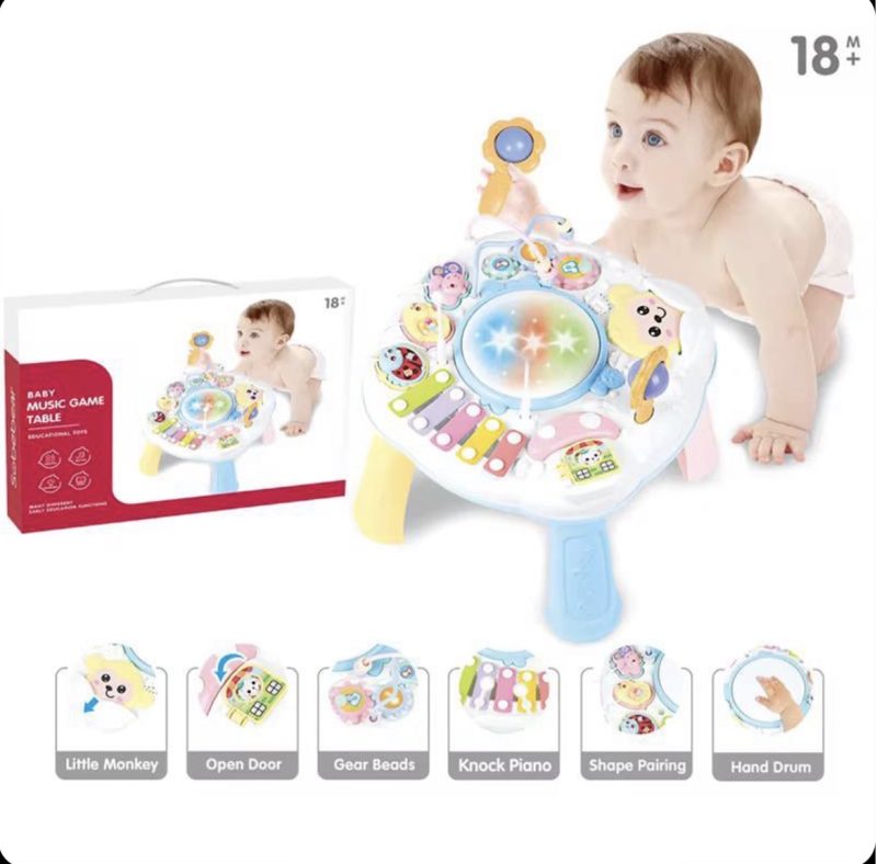 میز بازی موزیکال و چراغدار سوببرsobebear 3