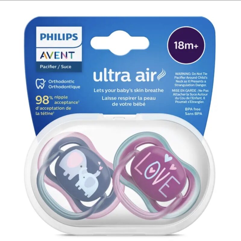 پستانک ارتودنسی اونت ۱۸+ ماه UltraAir Avent 1