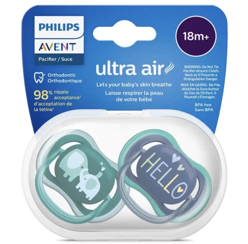 پستانک ارتودنسی اونت ۱۸+ ماه UltraAir Avent 1