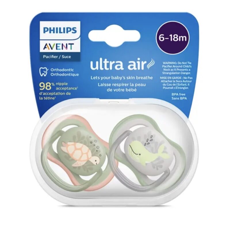 پستانک ارتودنسی اونت ۶-۱۸ ماه UltraAir avent 1