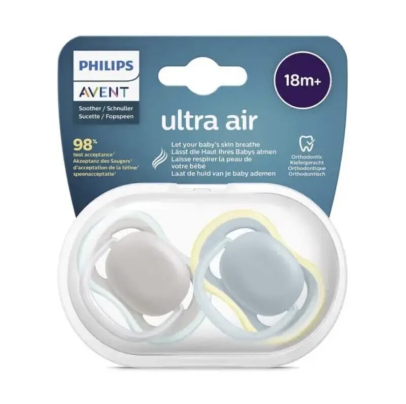 پستانک ارتودنسی اونت ۱۸+ ماه UltraAir Avent 1