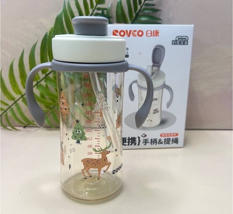 لیوان آبخوری نی دار 360 میل رووکو Rovco 4