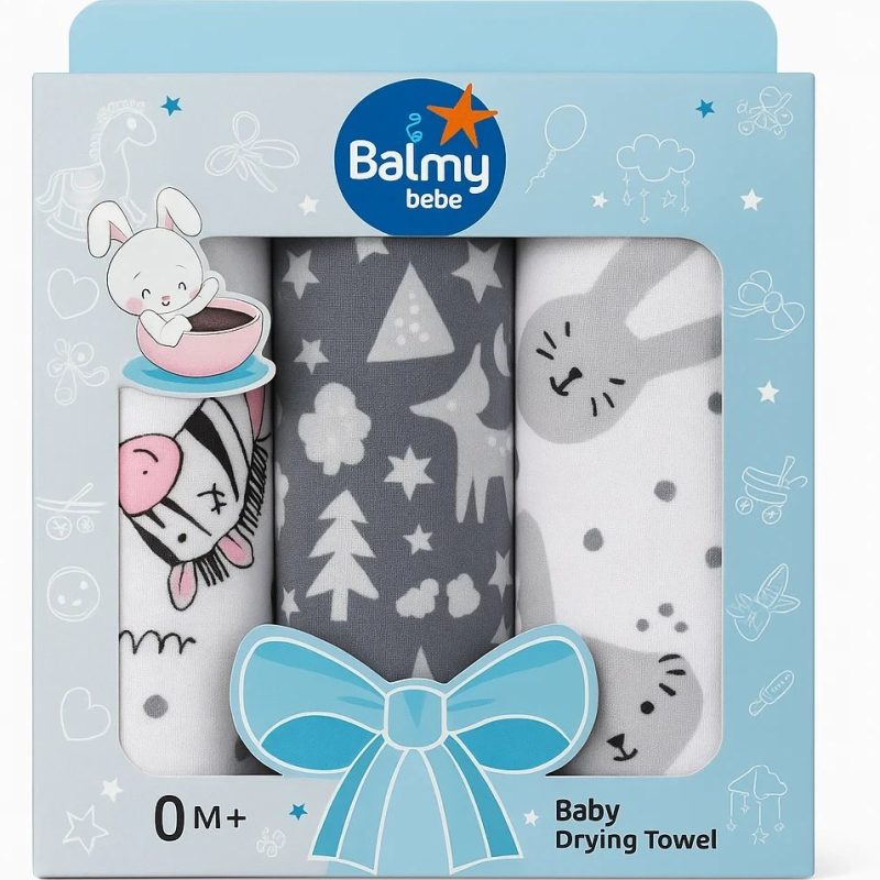 پارچه خشک کن نخ پنبه ۳ عددی بالمی Balmy 2