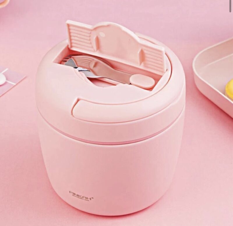 فلاسک غذای داخل استیل قاشق دار پینکا Pinkah 5