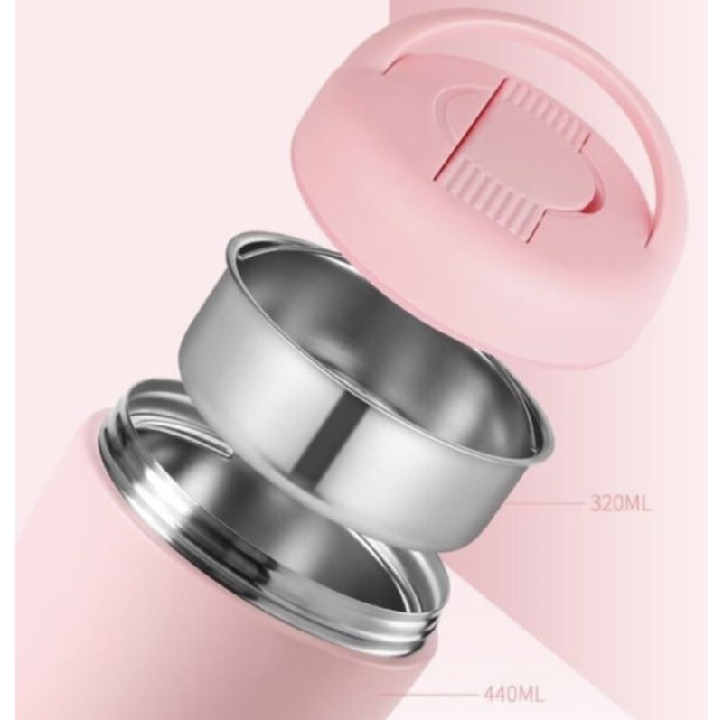 فلاسک غذای داخل استیل قاشق دار پینکا Pinkah 7