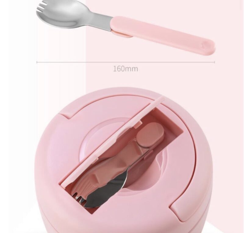 فلاسک غذای داخل استیل قاشق دار پینکا Pinkah 8