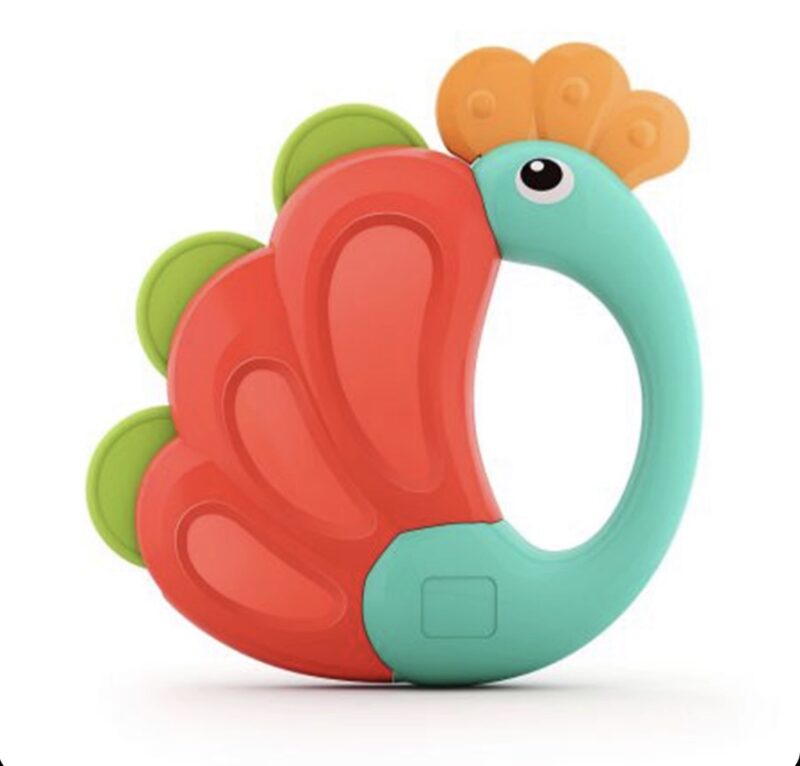 جغجغه طرح طاووس هولی تویز Hola toys 1