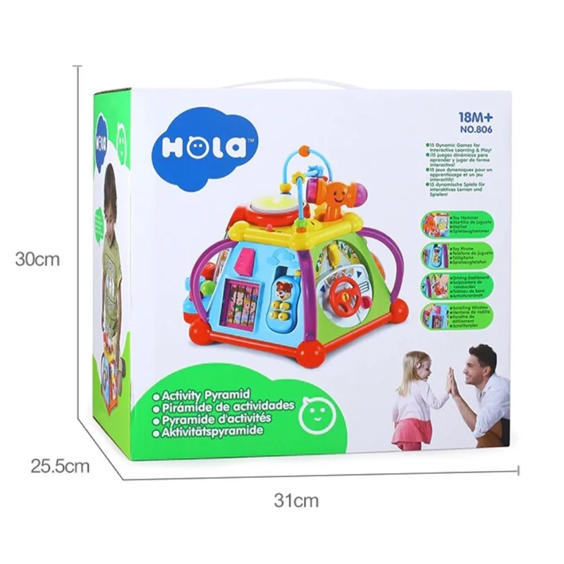 اسباب بازی هرم هوش موزیکال هولی تویز Hola toys 4