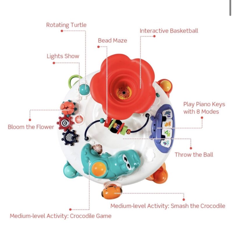 اسباب بازی میز موزیکال چندکاره هولی تویز Hola toys 5