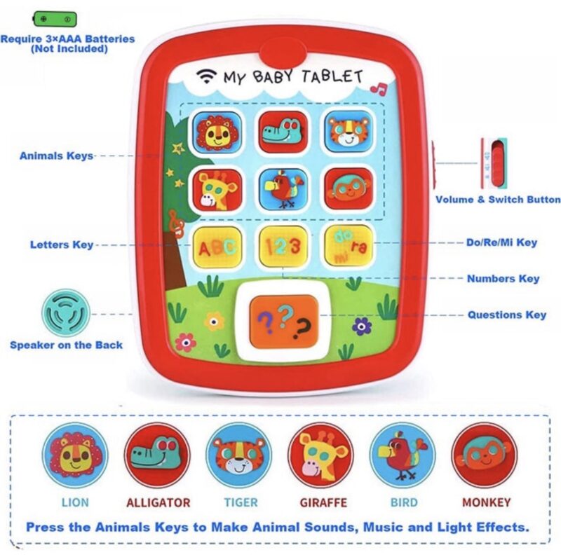 تبلت آموزشی موزیکال هولی تویز Hola toys 3