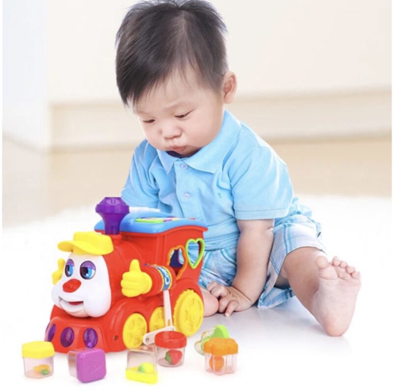 اسباب بازی قطار موزیکال بلز دار هولی تویز Hola toys 1