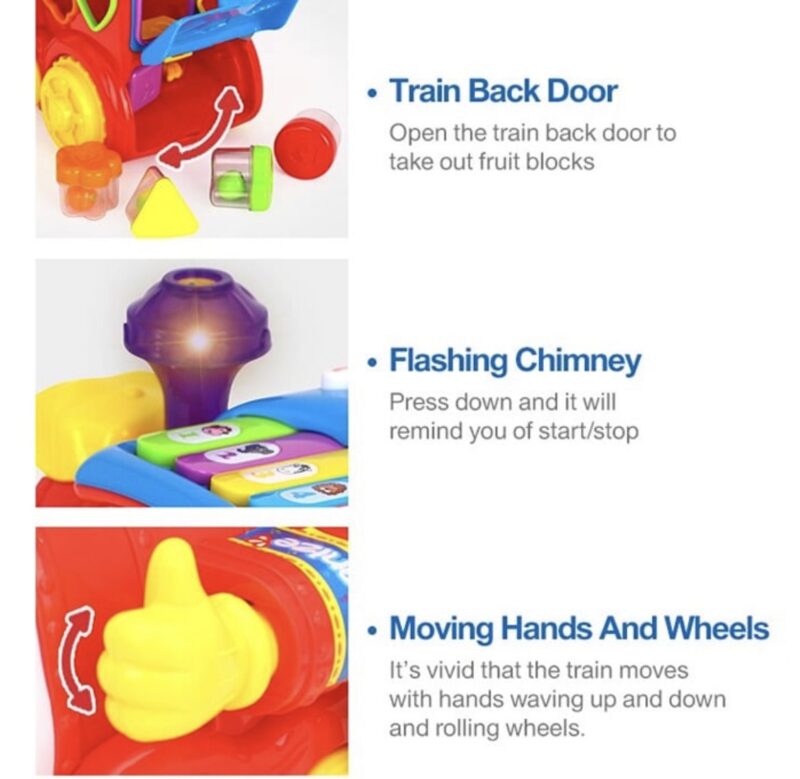 اسباب بازی قطار موزیکال بلز دار هولی تویز Hola toys 7